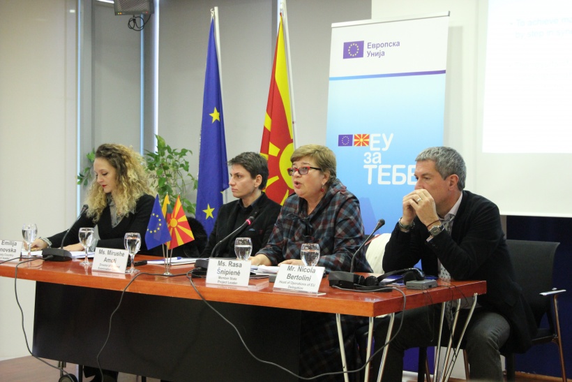 Sėkmingai pabaigtas Europos Sąjungos Dvynių projektas Makedonijoje