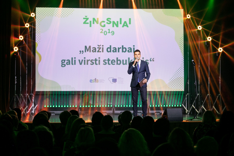 Metinė ESF projektų vykdytojų konferencija: įkvepiantys kalbėtojai ir konkurso ŽINGSNIAI 2019...