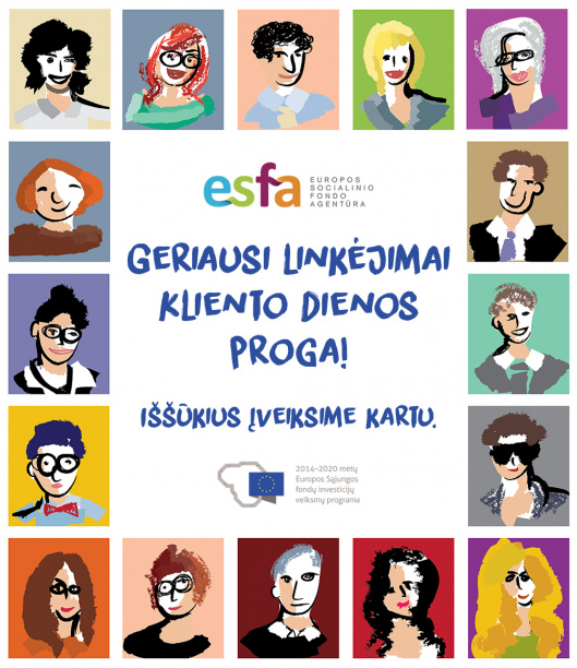 Sveikiname savo klientus!