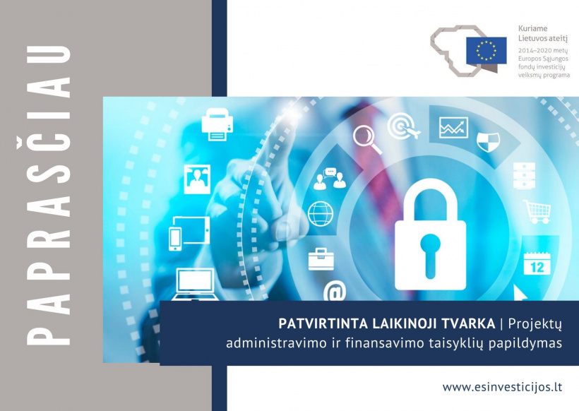 Nauji palengvinimai ES finansuojamiems projektams