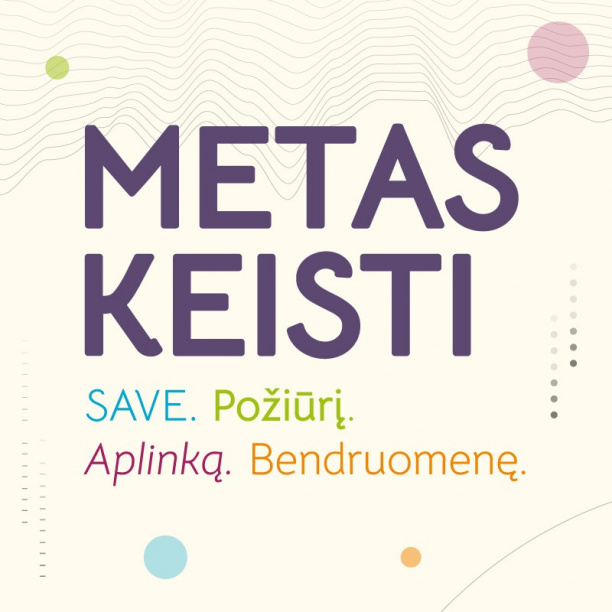 Kviečiame išrinkti kampanijos „Metas keisti“ pilietinių iniciatyvų konkurso nugalėtoją 