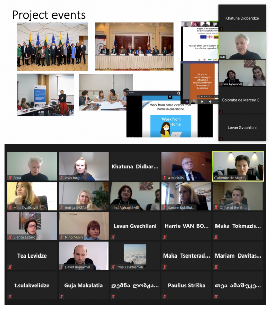 Online Closing event of the Twinning project in Sakartvelo  