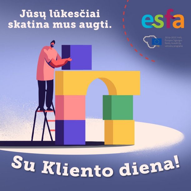Sveikiname savo klientus!